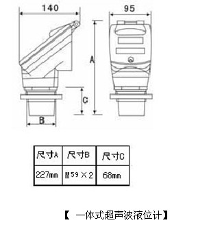 一体式超声波液位计